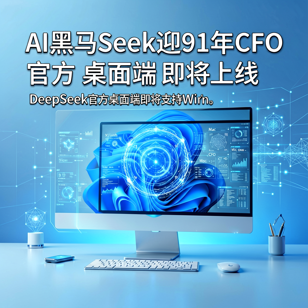 AI黑马DeepSeek迎91年CFO，官方桌面端即将上线