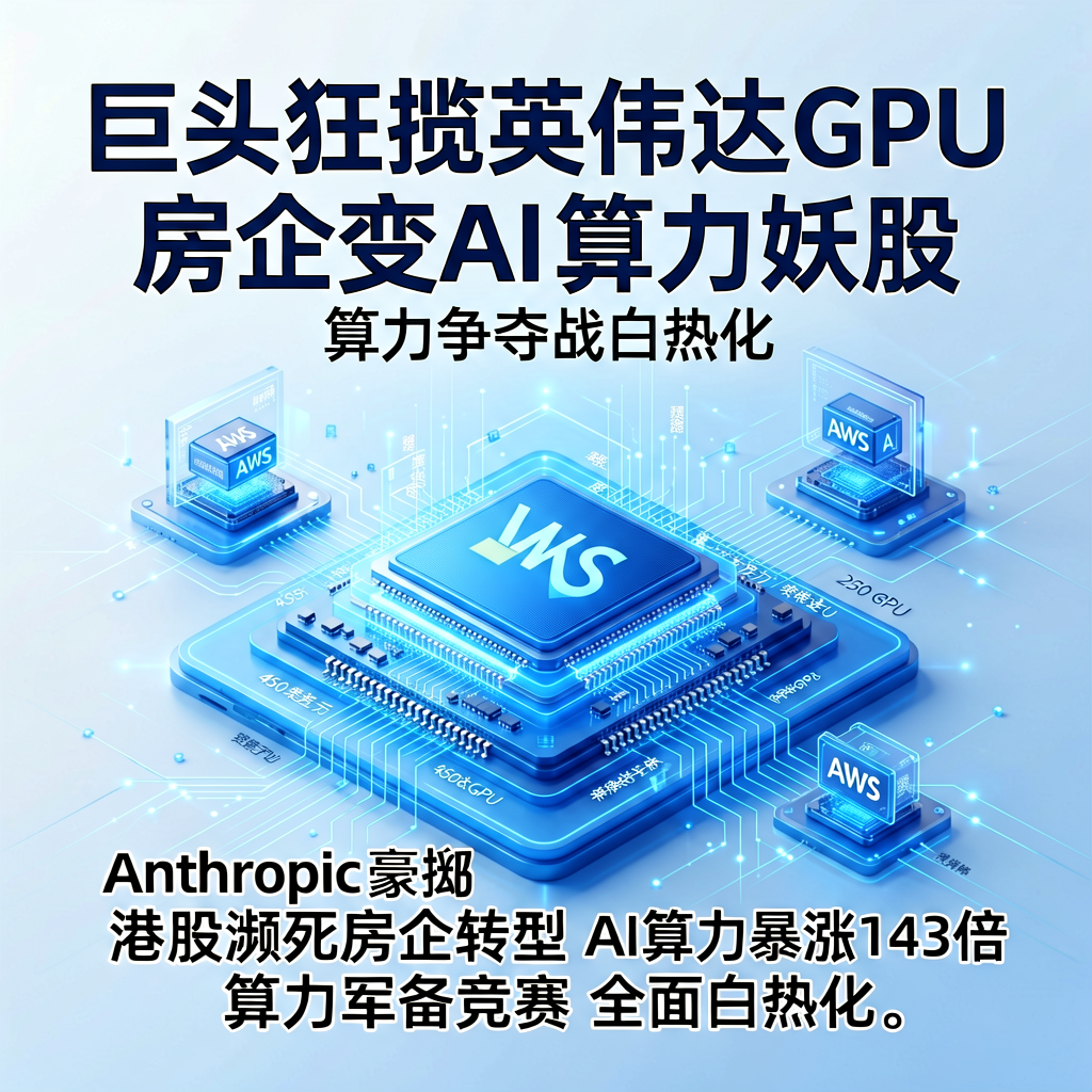 巨头狂揽英伟达GPU，房企变AI算力妖股，算力争夺战白热化