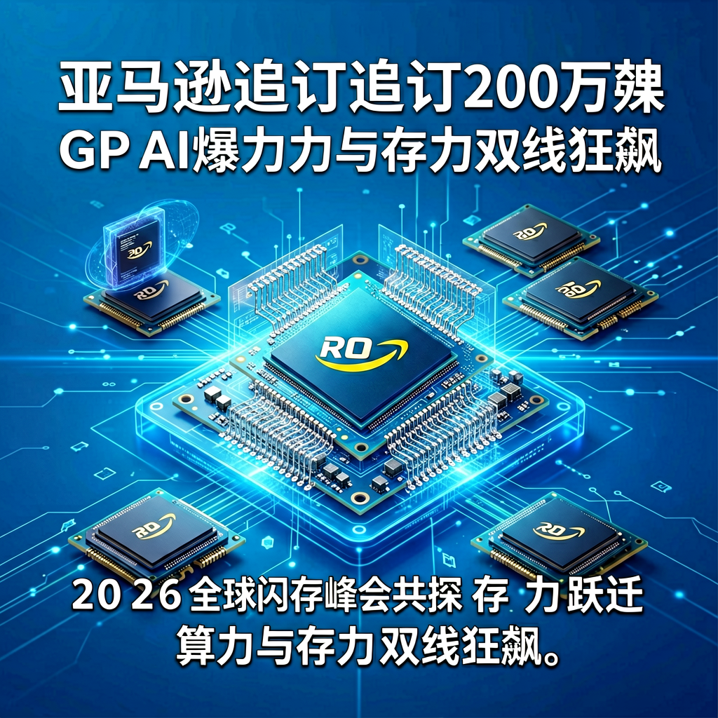 亚马逊追订200万颗GPU，引爆AI算力与存力双线狂飙