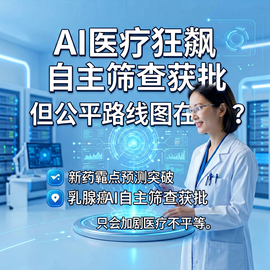 AI医疗狂飙：自主筛查获批，但公平路线图在哪？
