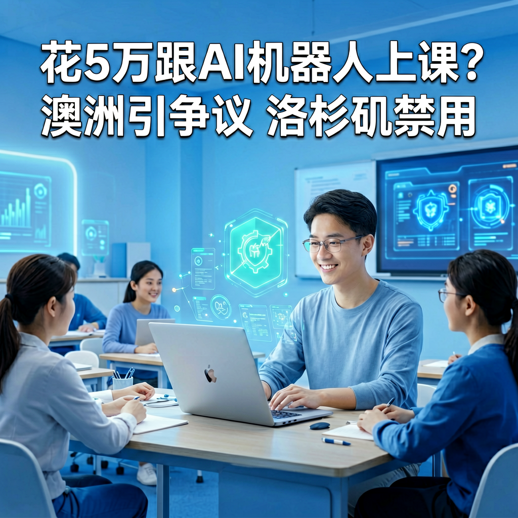 花5万跟AI机器人上课？澳洲引争议，洛杉矶却禁用