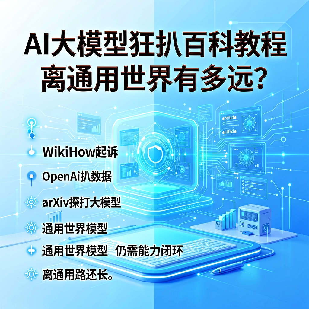 AI大模型狂扒百科教程，离通用世界有多远？