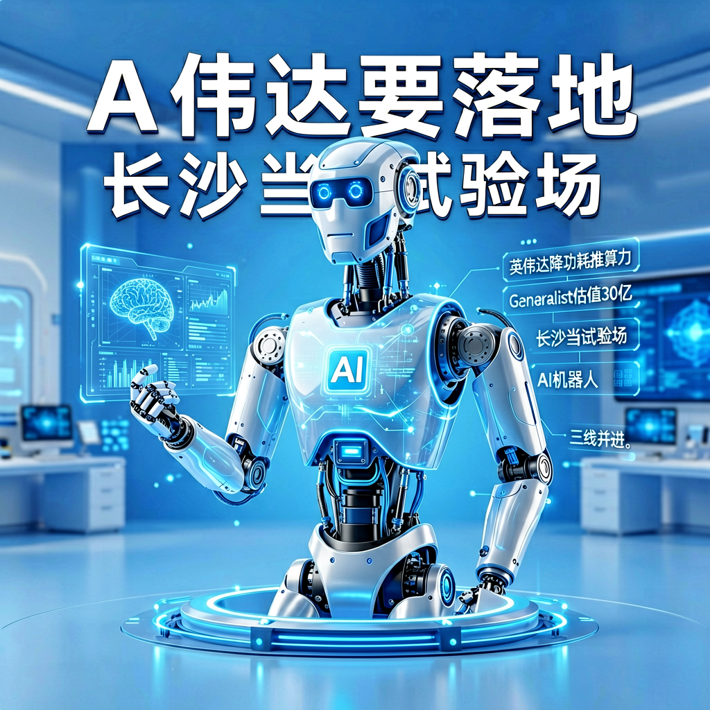 AI机器人要落地：英伟达造大脑，长沙当试验场