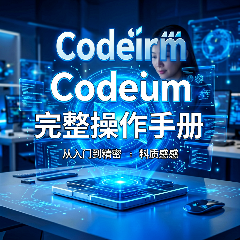 Codeium 完整操作手册：从入门到精通