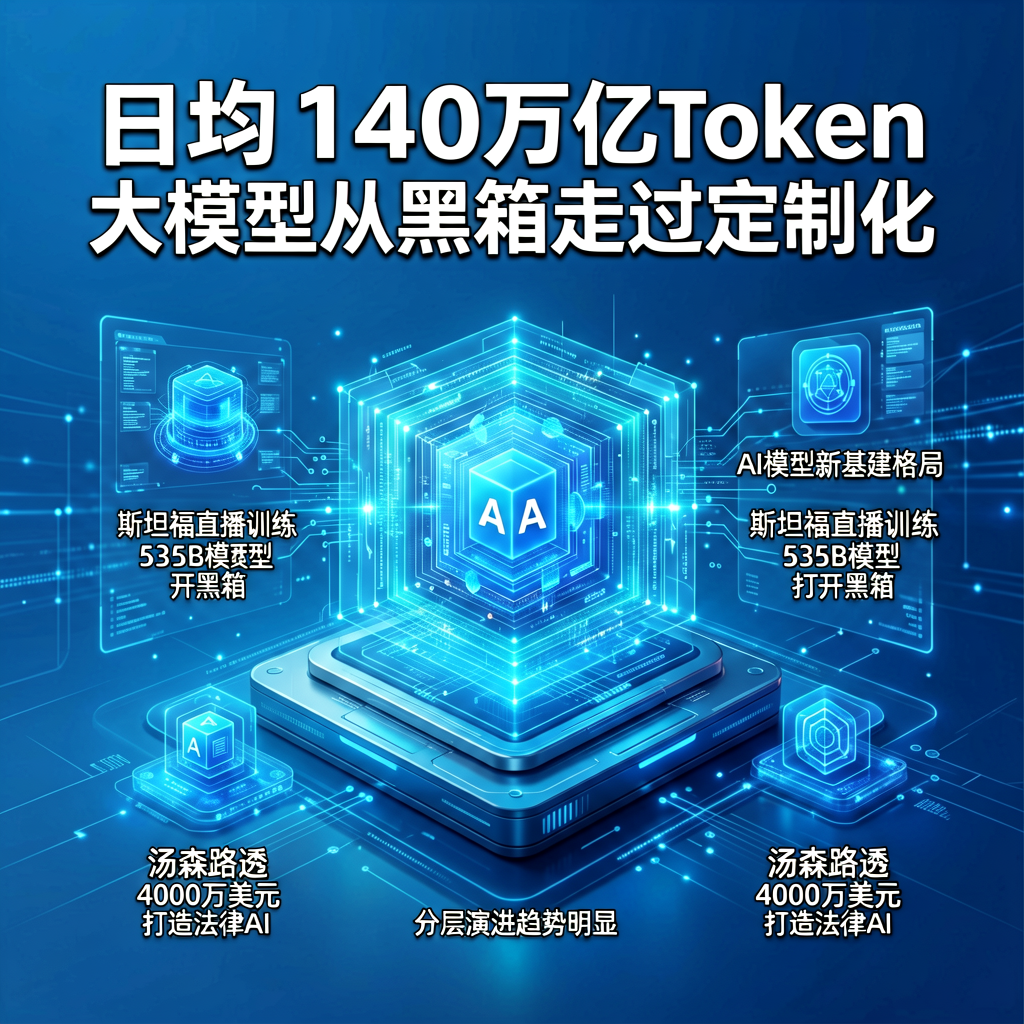 日均140万亿Token：大模型从黑箱走向定制化