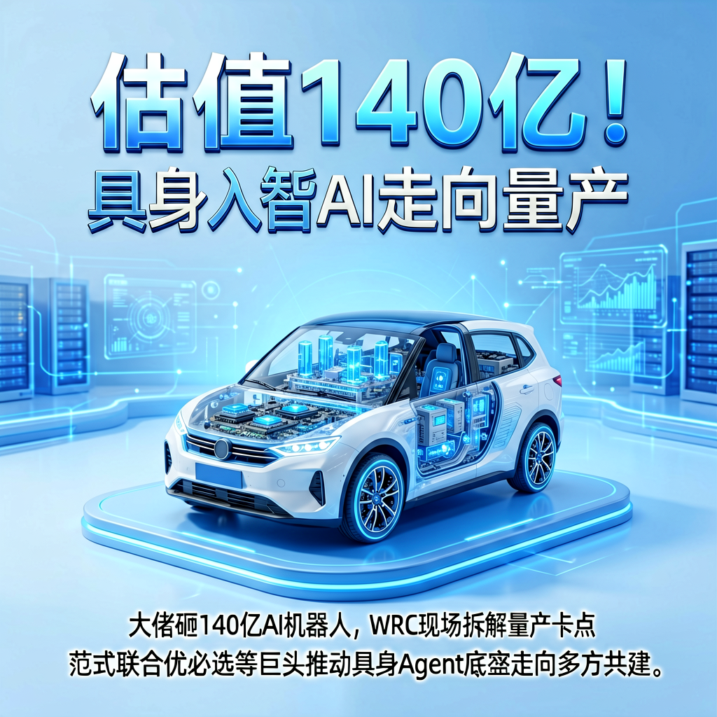 估值140亿！巨头入局AI机器人，具身智能走向量产