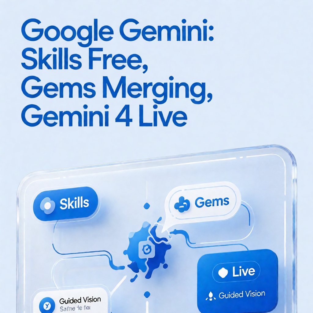 谷歌Gemini三连更：免费Skills+实时视觉