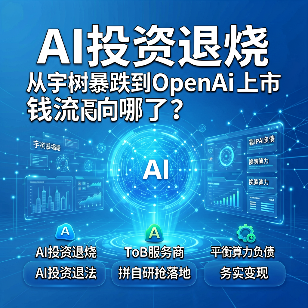 AI投资退烧：从宇树暴跌到OpenAI上市，钱流向哪了？