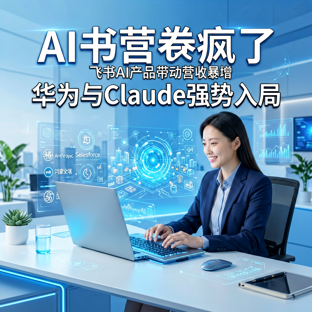 AI办公卷疯了：飞书营收翻倍，华为与Claude强势入局