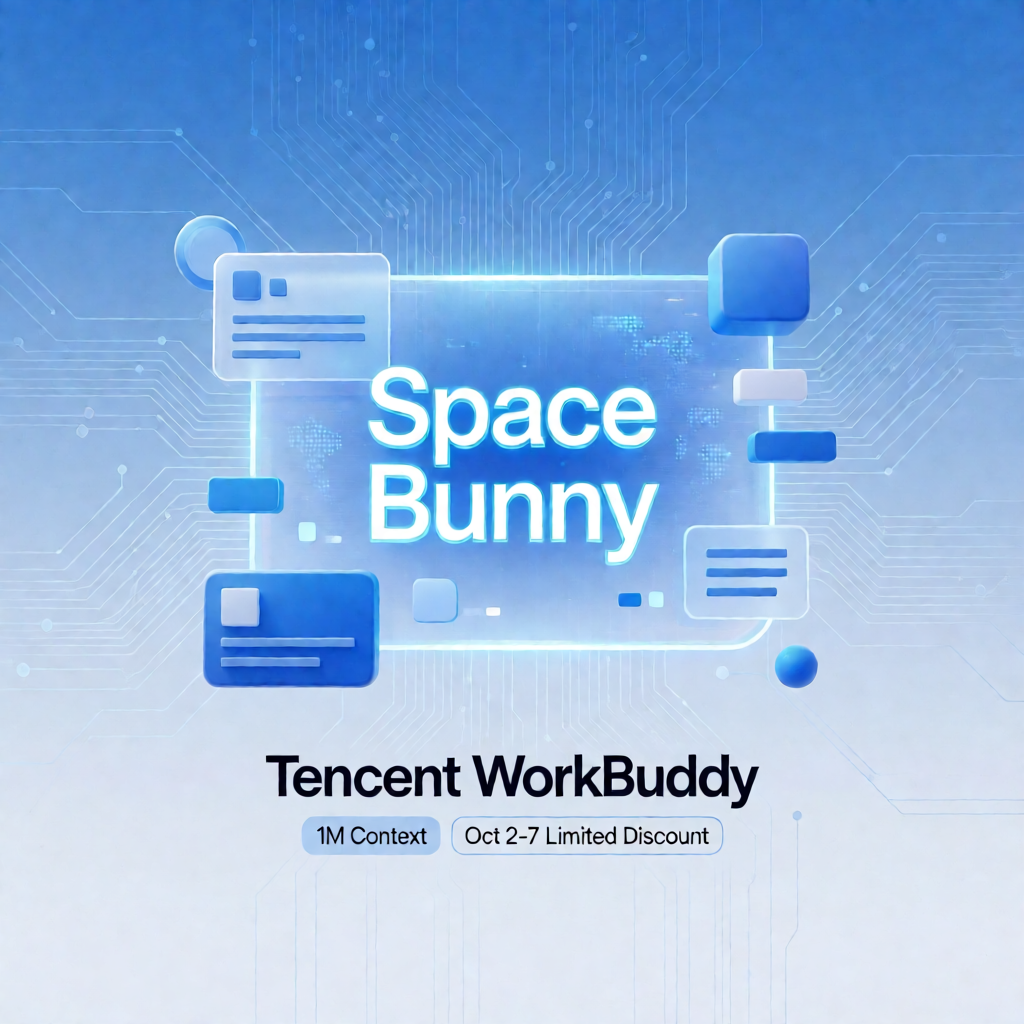 AI办公新变局：腾讯WorkBuddy独家接入Space Bunny
