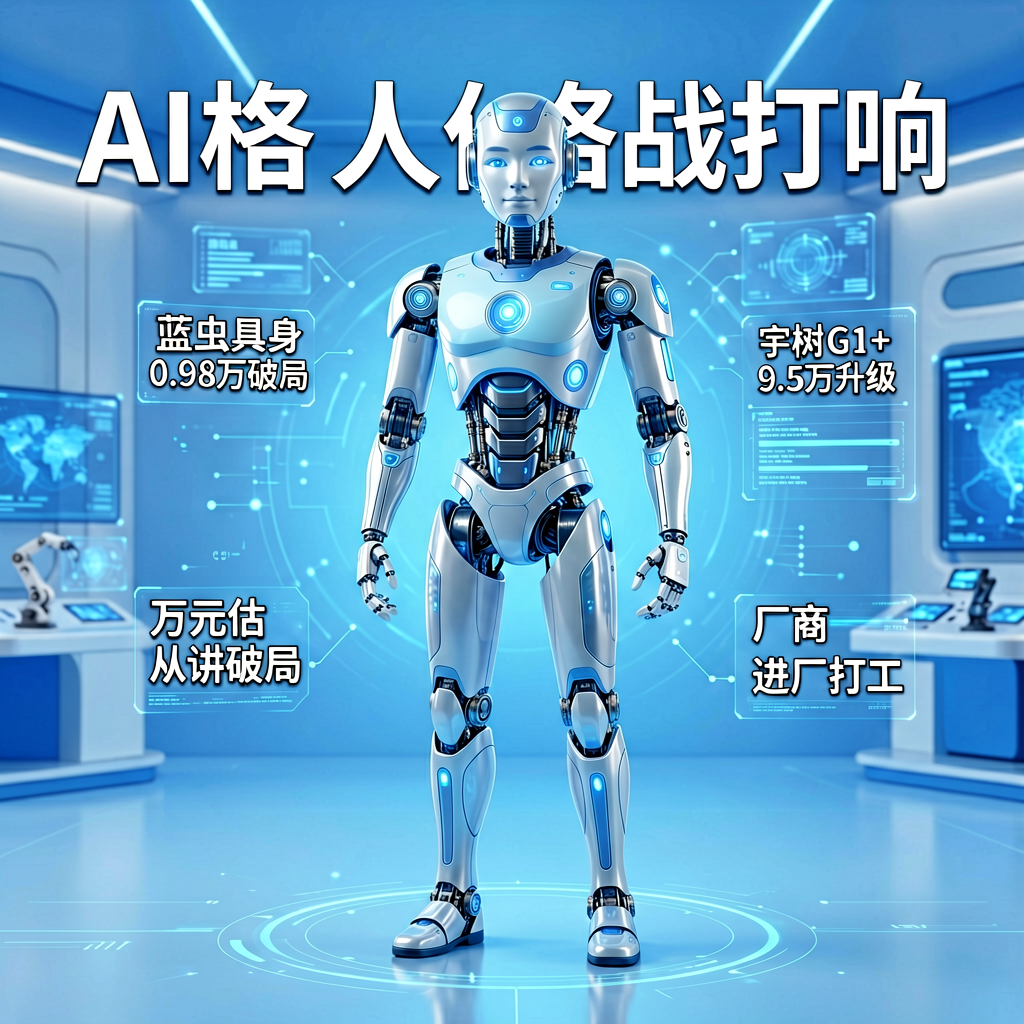AI人形机器人价格战打响：万元破局，厂商急着进厂打工