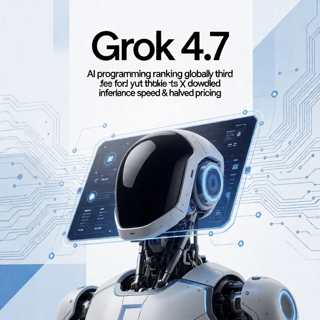 Grok 4.7发布：AI编程全球第三，速度翻倍价格砍半