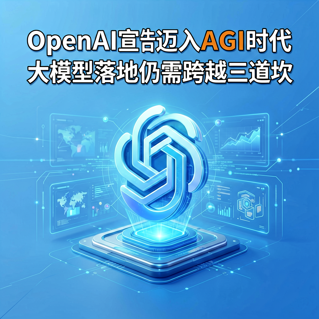 OpenAI宣告迈入AGI时代：大模型落地仍需跨越三道坎