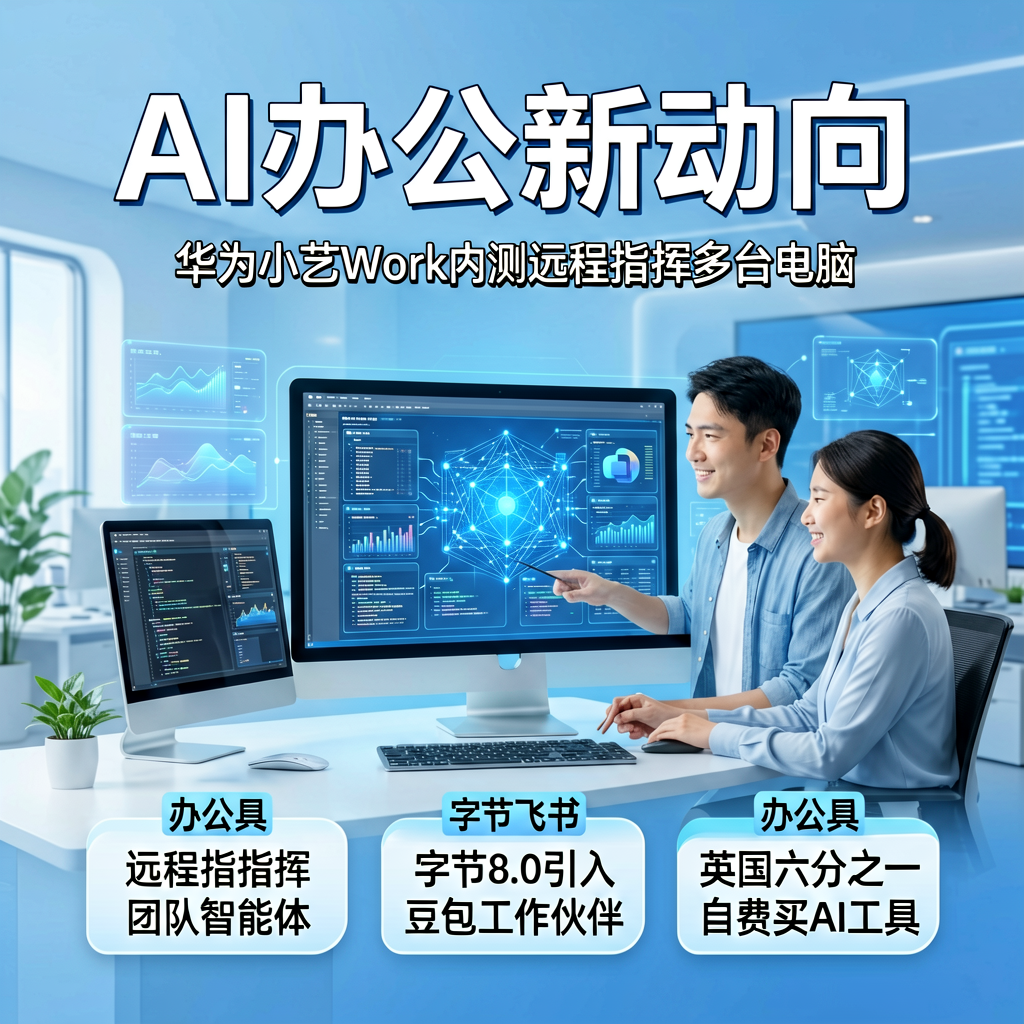 AI办公新动向：远程指挥电脑、团队智能体、自费买工具