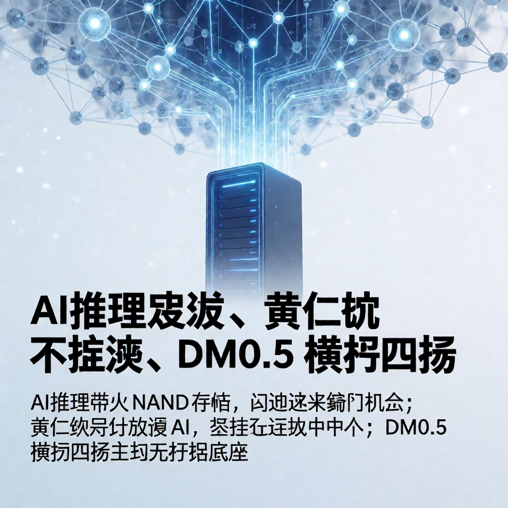 AI推理爆发、黄仁勋不减速、DM0.5横扫四榜