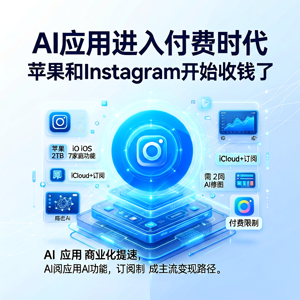 AI应用进入付费时代：苹果和Instagram开始收钱了