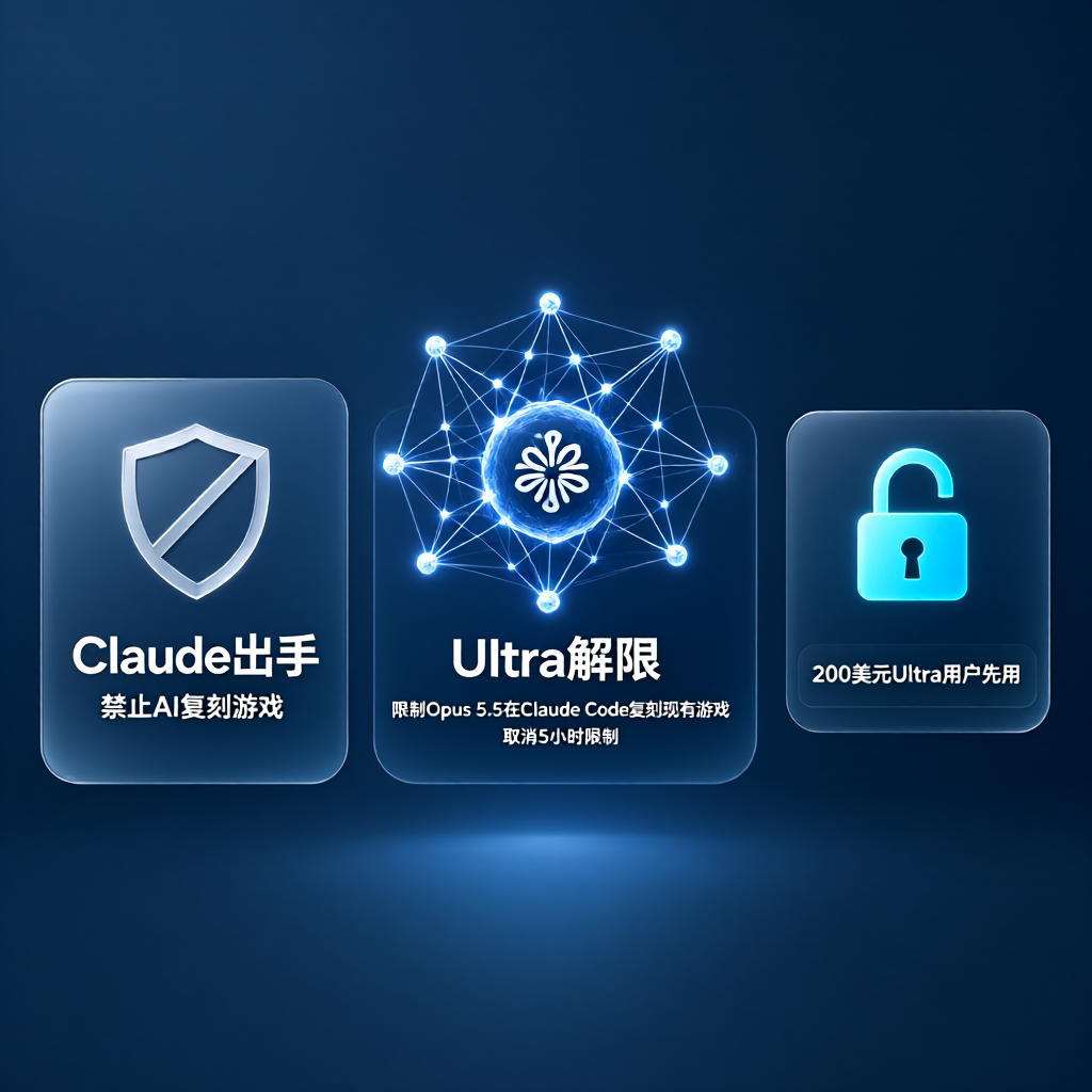 Claude出手：禁AI复刻游戏，Ultra解限