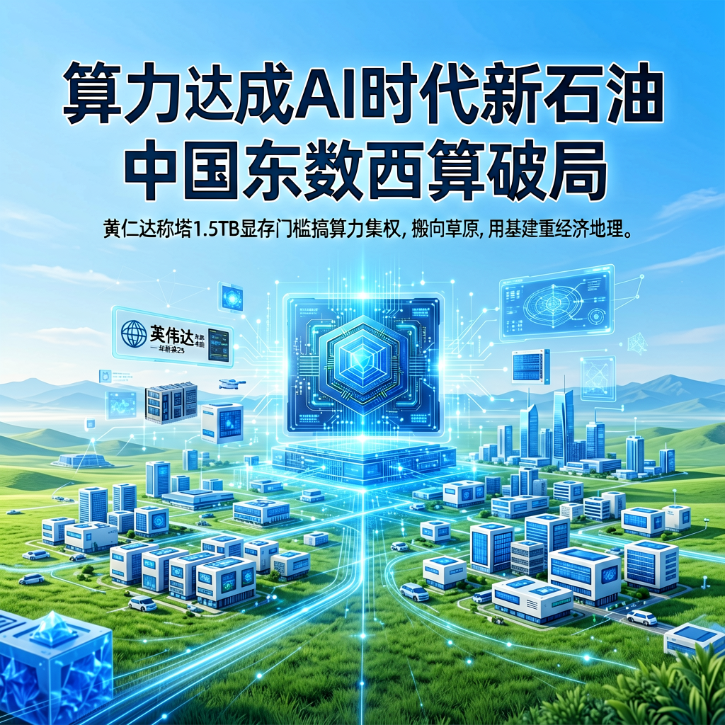算力成AI时代新石油：英伟达筑墙，中国东数西算破局