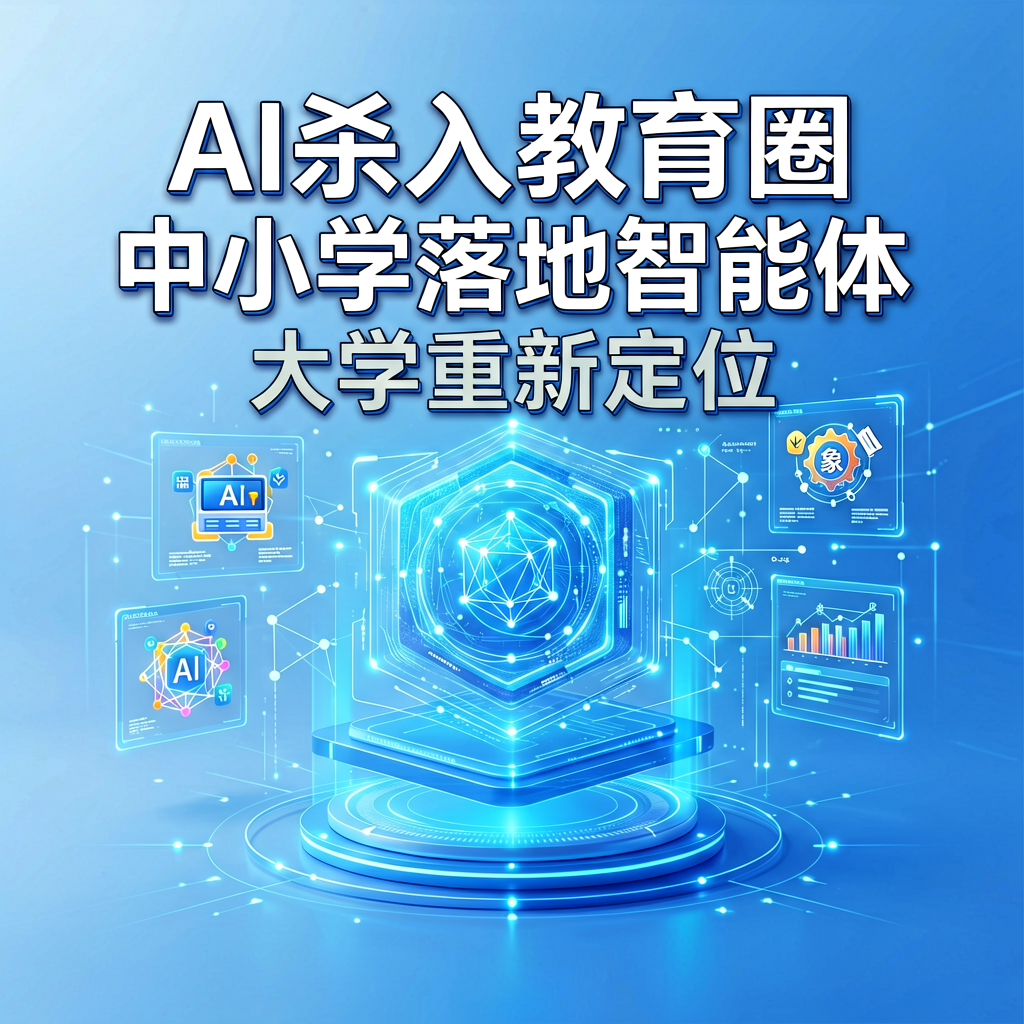 AI杀入教育圈：中小学落地智能体，大学重新定位