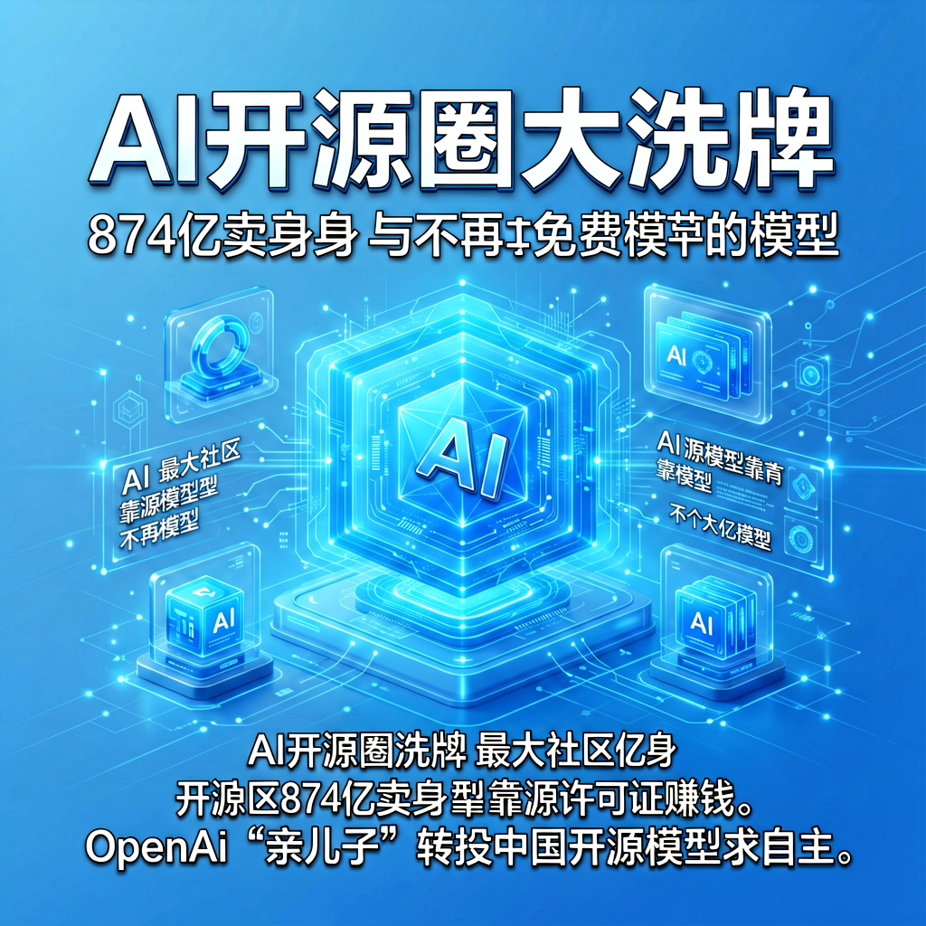 AI开源圈大洗牌：874亿卖身与不再免费的模型