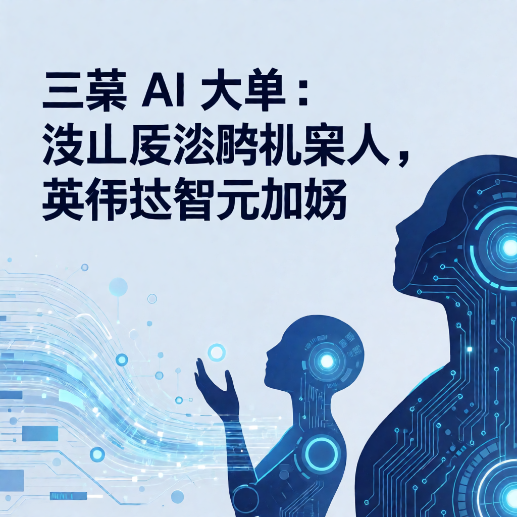 三笔AI大单：迪士尼洽购机器人，英伟达智元加码