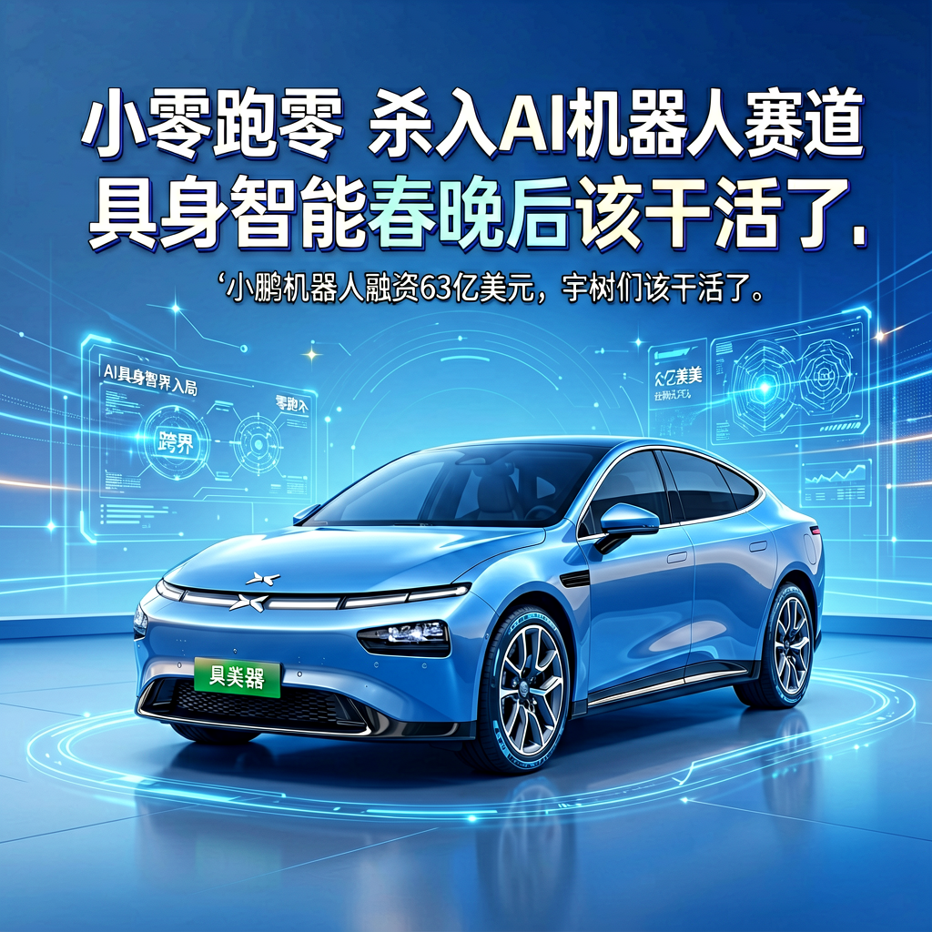 小鹏零跑杀入AI机器人赛道，具身智能春晚后该干活了