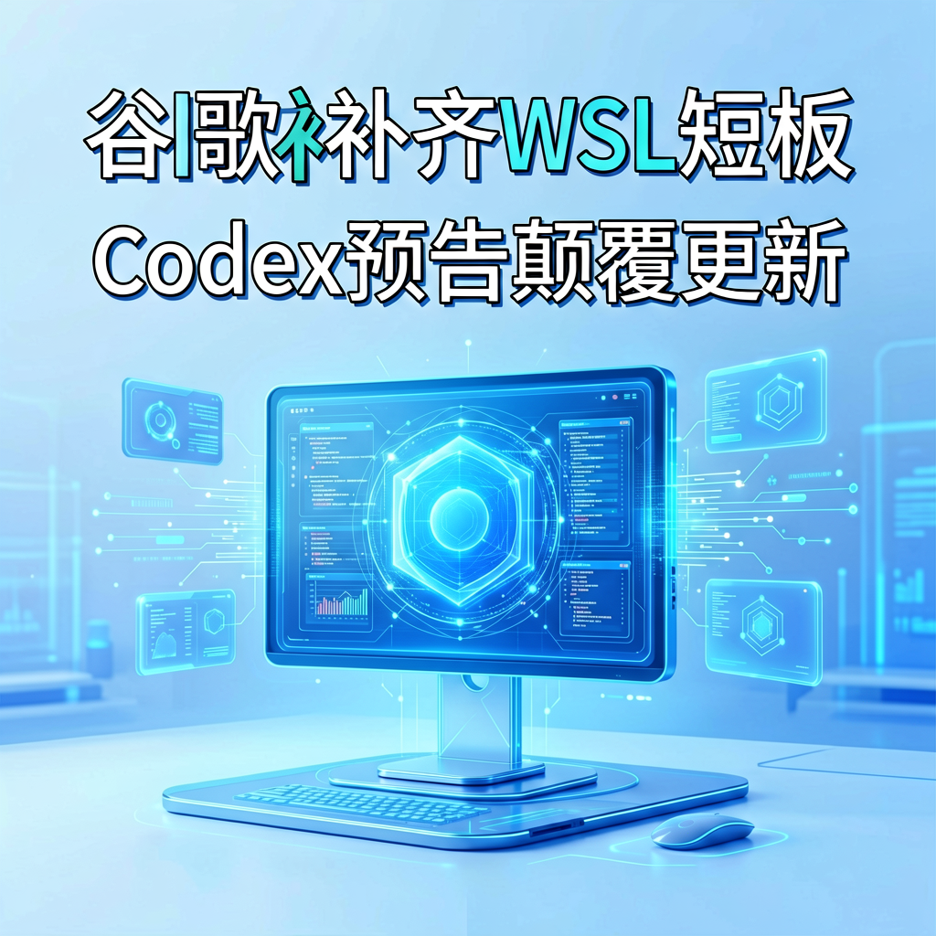 AI编程激战：谷歌补齐WSL短板，Codex预告颠覆更新