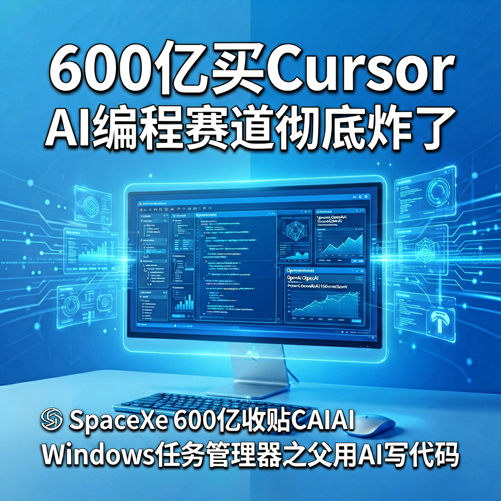 600亿买Cursor，AI编程赛道彻底炸了