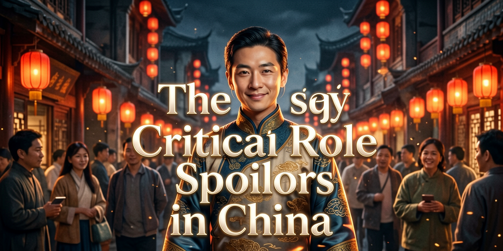 2023: The Rise of Critical Role Spoilers in China's Entertainment I...