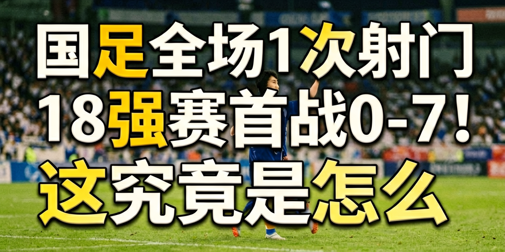 标题:国足全场1次射门,18强赛首战0-7!这究竟是怎么...