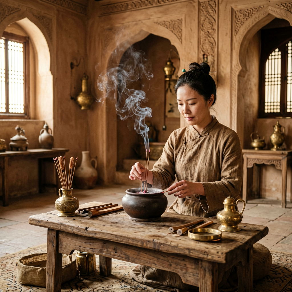 Incense article illustration