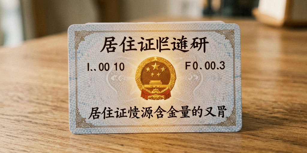 一本居住证含金量有多高？