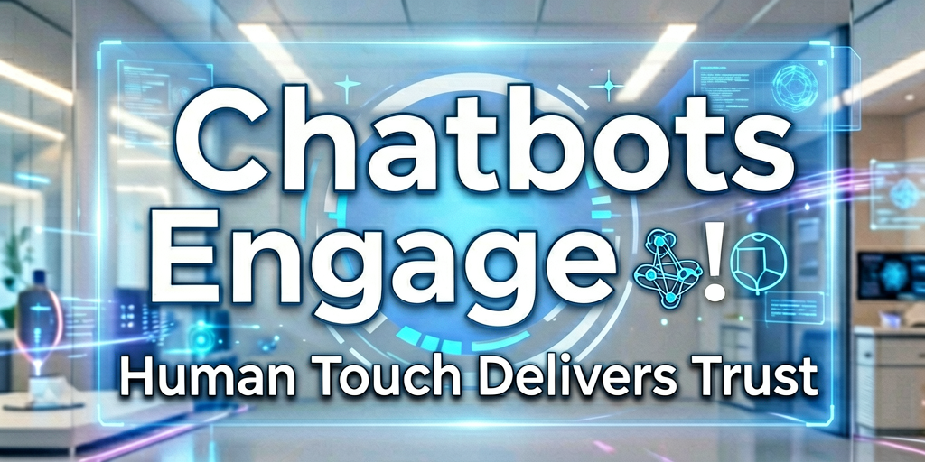 When Chatbots Engage, Human Touch Delivers Trust
