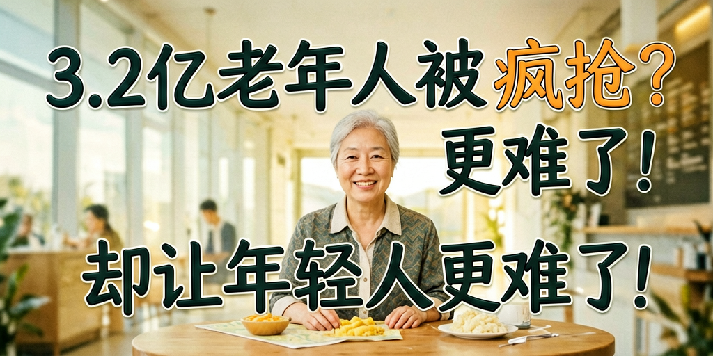 标题:3.2亿老年人被“疯抢”?却让年轻人更难了!