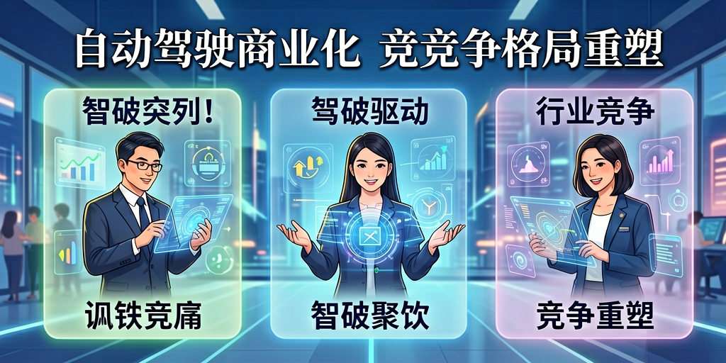 技术突破驱动,自动驾驶商业化加速,行业竞争格局重塑,三个判断
