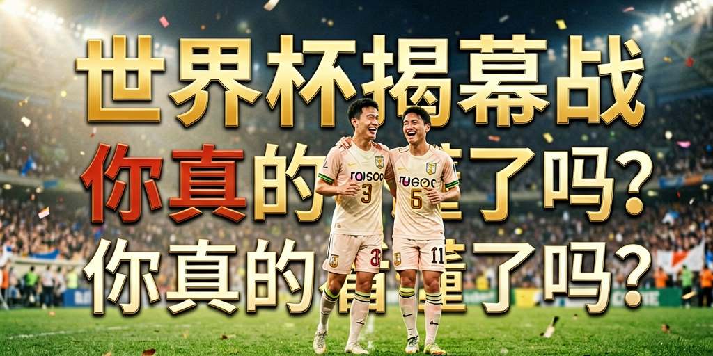 标题：世界杯揭幕战，你真的看懂了吗？
