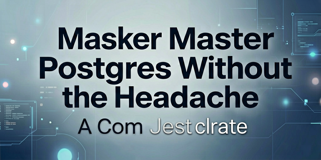 How to Master Postgres Without the Headache: A Complete Guide