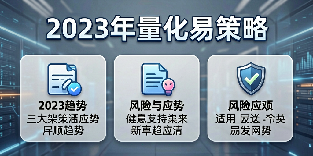 2023年量化交易策略:三大趋势与风险应对
