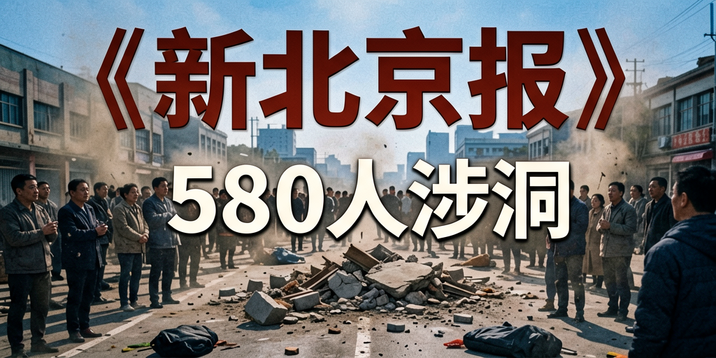标题:《新北京报》事件暴露媒体监管漏洞:580人涉案,涉...